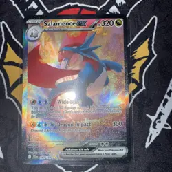 Pokemon TCG Salamence EX Card Journey Together 187/159 Special Illustration Rare - Image 1
