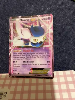 Meowstic EX 37/83 Pokemon Card XY Brand New - Image 1