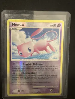 Mew 15/132 Secret Wonders 2007 Reverse Holo Rare Pokemon Card TCG - Image 1
