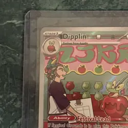 Pokemon TCG Dipplin Scarlet & Violet Twilight Masquerade Holo Card 170/167 - Image 3