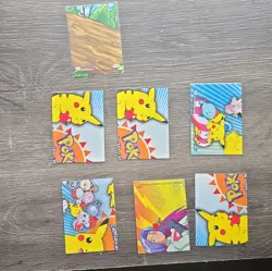 Topps Pokemon 2000 TV/Movie Animation Edition Trading Card Puzzle Cards Lot - 7 - Image 1