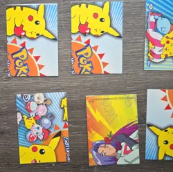 Topps Pokemon 2000 TV/Movie Animation Edition Trading Card Puzzle Cards Lot - 7 - Image 2