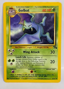 1999..POKEMON COLLECTABLE CARD TCG…Golbat..HP60.. 34/62 - Image 1