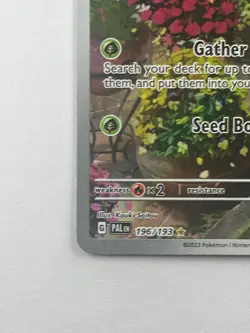 Sprigatito 196/193 Paldea Evolved Pokemon Card Near Mint NM Illustration Rare - Image 5