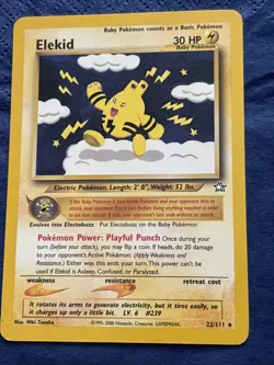 Pokemon TCG Elekid Neo Genesis Card 22/111 Regular - Image 5