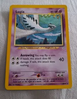 Pokemon Lugia Card 20/64 Neo Revelation TCG Rare Non-Holo Excellent Condition - Image 1
