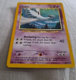 Pokemon Lugia Card 20/64 Neo Revelation TCG Rare Non-Holo Excellent Condition - Image 2