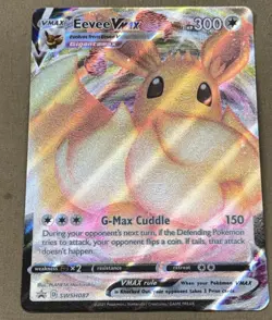 Eevee VMAX SWSH087 Black Star Promo Holo Pokemon Card - Image 1