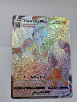 Pokemon TCG Toxtricity VMAX 196/192 2020 Pokemon Card - Image 1