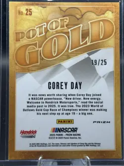 2025 Panini Prizm - Pot of Gold Corey Day Mojo /25 (RC) - Image 2