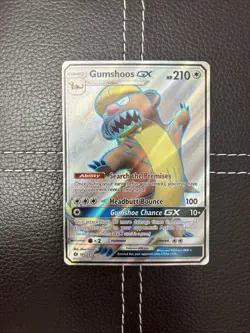 Pokemon TCG - Gumshoos GX - 145/149 - Sun & Moon Base Set - MP Ultra Rare (2017) - Image 1
