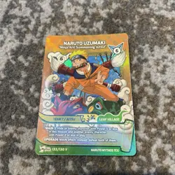 NARUTO UZUMAKI PROMO 133/130 2026 SDCC 2026 IGN EXCLUSIVE TCG NEAR MINT IN HAND - Image 1