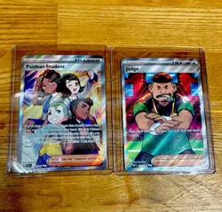 Pokemon TCG Paldea Evolved Paldean Student 231/193 & Judge 209/193 lot (2) - Image 1