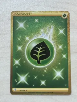 Pokemon TCG Grass Energy (Secret) 283/264 Fusion Strike Secret Rare NM - Image 1