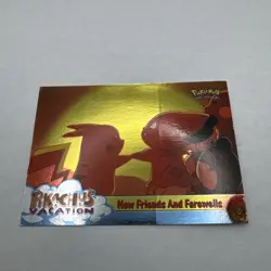Topps Pokemon Pikachu’s Vacation New Friends And Farewells Foil Card - Image 1