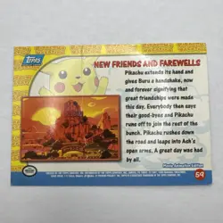 Topps Pokemon Pikachu’s Vacation New Friends And Farewells Foil Card - Image 2