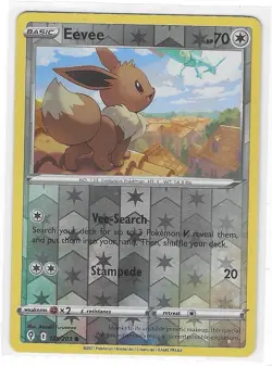 Eevee 125/203 Common Evolving Skies Pokemon Reverse Holo Near Mint - Image 1