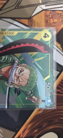 One Piece Roronoa Zoro Championship Event Pack 2024 CS Stamp English Promo P-042 - Image 2