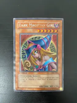 Dark Magician Girl MFC-000 Magician's Force 1st Edition (Damaged) - Image 1