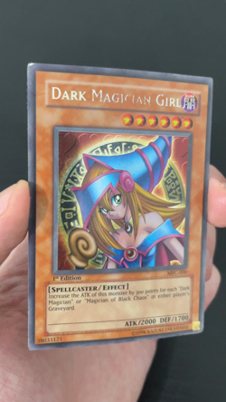 Dark Magician Girl MFC-000 Magician's Force 1st Edition (Damaged) - Image 2