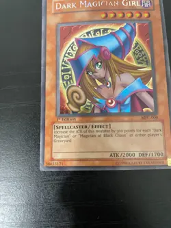 Dark Magician Girl MFC-000 Magician's Force 1st Edition (Damaged) - Image 3