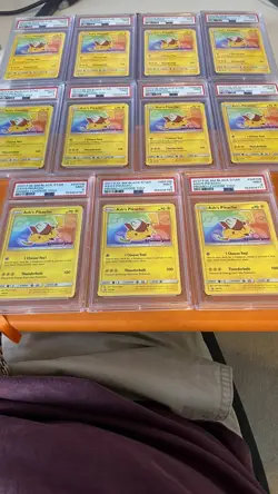 10x Ash's Pikachu SM108 | I Choose You Black Star Promo | PSA 9 | Pokemon TCG - Image 2