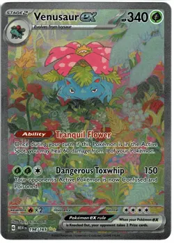 Venusaur ex 198/165 Sv: Scarlet & Violet 151 Holo - Image 1