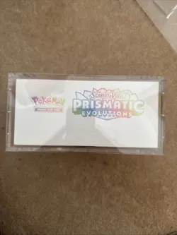 Pokemon Center Prismatic Evolutions ETB Elite Trainer Box With Acrylic Case - Image 2