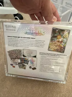 Pokemon Center Prismatic Evolutions ETB Elite Trainer Box With Acrylic Case - Image 5