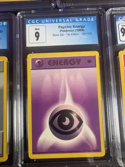 Pokemon CGC 9 Energy Card Lot Shadowless Base Set 1st Edition - Image 2