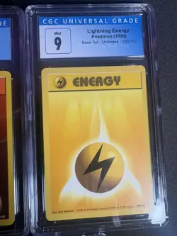 Pokemon CGC 9 Energy Card Lot Shadowless Base Set 1st Edition - Image 4