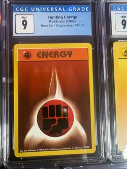 Pokemon CGC 9 Energy Card Lot Shadowless Base Set 1st Edition - Image 5