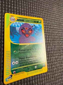 Pokemon Card Arbok Expedition 35/165 Reverse Holo MP - Image 2