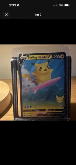Pokemon TCG 5-Card Lot: Surfing & Flying Pikachu V, Lapras, Foil, 2022 EN - Image 3