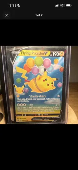 Pokemon TCG 5-Card Lot: Surfing & Flying Pikachu V, Lapras, Foil, 2022 EN - Image 4