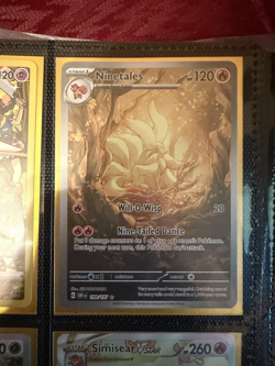 Pokemon TCG Obsidian Flames Ninetails Full Art Illustration Rare Card 199/197 🔥 - Image 1