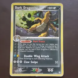Pokemon Dark Dragonite TCG Holo Rare Card 15/109 Moderately Played - Image 1