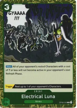 Electrical Luna Foil #OP08-036 - Two Legends - NM - Image 1