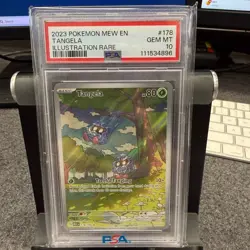 Pokemon Tangela TCG PSA 10 Illustration Rare 178 - Image 1