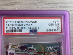 Gengar VMAX 271/264 Alt Art Secret Rare Fusion Strike PSA 10 GEM MINT Pokemon - Image 4
