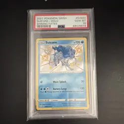 Pokemon TCG PSA 10 2021 Suicune SV022/SV122 Shining Fates Shiny Holo - Image 1