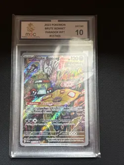 Pokemon TCG Graded Card, Brute Bonnet 207/182, MGC 10, PSA - Image 1