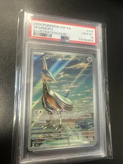 Pokemon TCG Skarmory 209/191 Surging Sparks Illustration Psa 10 - Image 1