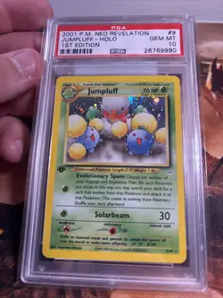PSA 10 Gem Mint Pokemon Jumpluff Neo Revelation Holo Card 1st Edition Rare 9/64 - Image 2
