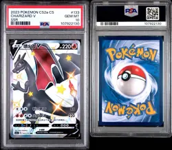 2023 Pokemon CS2a CS SSR #133 CHARIZARD V PSA 10 - Image 3
