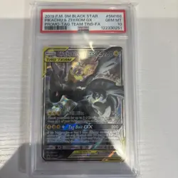 Pokemon 2019 SM168 Pikachu & Zekrom GX PSA 10 Black Star Promo Full Art Holo - Image 3