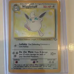 Wizards Pokemon TCG Wigglytuff Jungle 16/64 Holo Rare Unlimited 80HP - Image 1