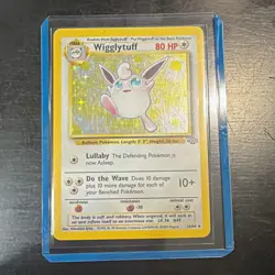 Pokemon TCG Wigglytuff 16/64 Jungle Holo Rare English Unlimited 1999 80HP - Image 1
