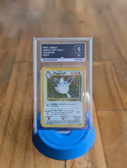 Pokemon TCG Wigglytuff Holo 16/64 - Jungle Unlimited Rare PG Grading 5 - Image 1
