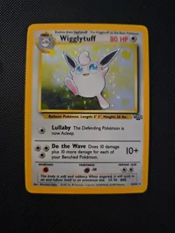 Pokemon TCG Jungle Wigglytuff Card 16/64 Holo Rare Unlimited MP Condition - Image 1